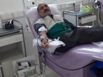 اهدا ۲۹ واحد خون خادم‌یاران بروجردی در دهه کرامت