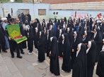 کاروان زیر سایه خورشید در اراک قلب‌ها را به مشهدالرضا پیوند زد