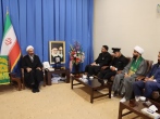 نماینده‌ ولی ‌فقیه ایلام در دیدار با خادمان حرم رضوی؛ امام رضا (ع) شفیع مؤمنان در قیامت است+ گزارش تصویری