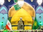 برگزاری آیین خطبه خوانی با حضور خادمان اعتاب مقدس به مناسبت بزرگداشت میلاد حضرت فاطمه معصومه (س)/ فیلم