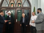 آیین تقدیر از استاد سید مرتضی فاطمی در حرم مطهر رضوی برگزار شد 