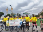 600 کیلومتر رکاب زنی از طبس تا مشهدالرضا به عشق امام مهربانی‌ها