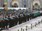 مراسم خطبه‌خوانی خادمان رضوی به یاد درگذشتگان حادثه بندرعباس
