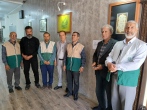 تجلیل خادم‌یاران رضوی از هنرمند خوشنویس لرستان 