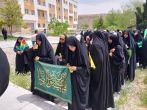 برگزاری مراسم شادپیمایی دختران رضوی در چهارمحال‌وبختیاری