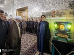 گرامیداشت یاد شهید جمهور با حضور تولیت آستان قدس رضوی در حرم مطهر امام رضا(ع)