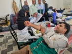 نذر خون خادم‌یاران عنبرآباد به نیابت از شهدا