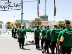 استقبال از کاروان ورزشی جاده ولایت در زیارتگاه شهید مدرس