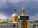 عکس با کیفیت : سیاه پوشی حرم مطهر رضوی به مناسبت شهادت حضرت جواد علیه السلام