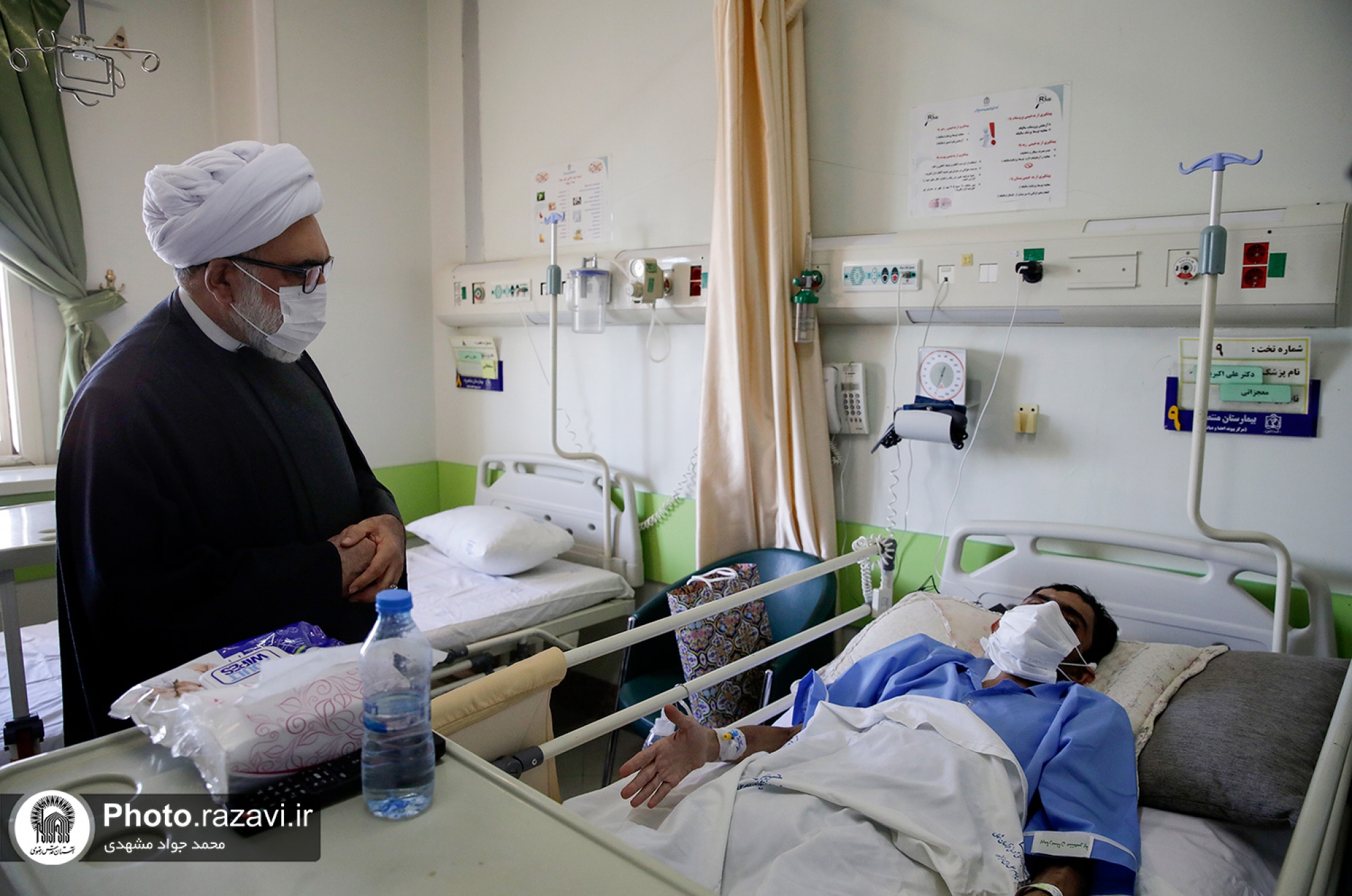 بازدید تولیت آستان قدس رضوی از بیمارستان منتصریه