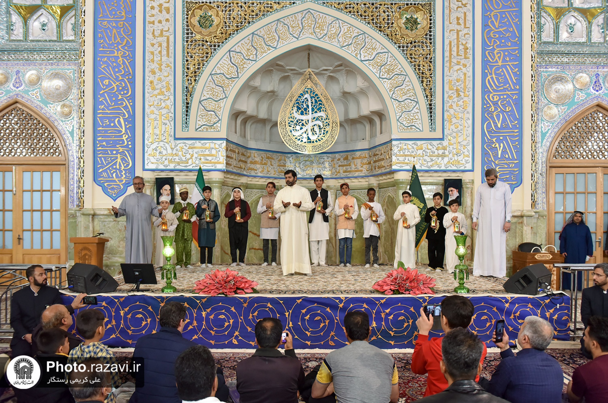 مراسم استقبال از ماه مبارک رمضان در حرم مطهر رضوی