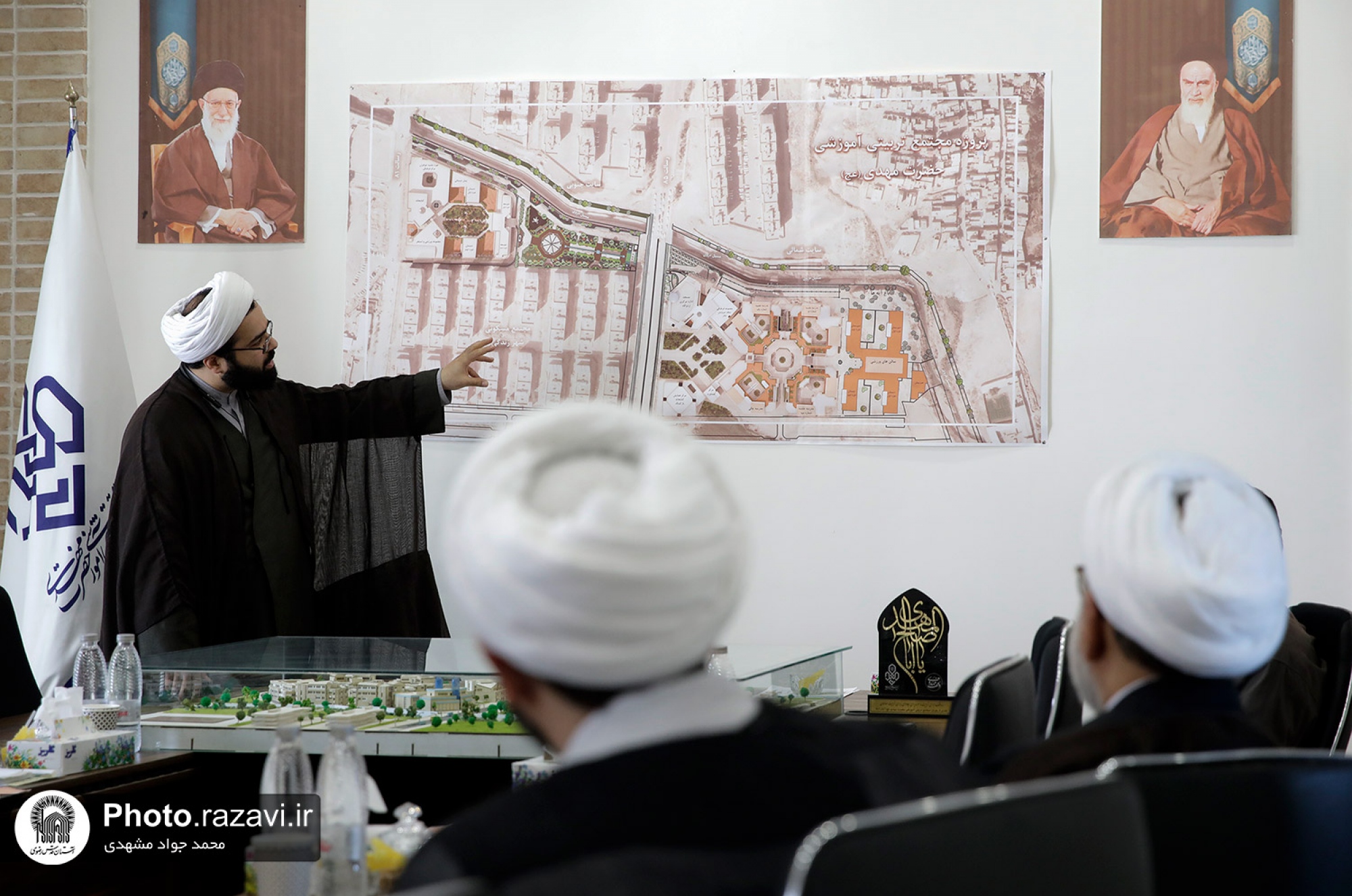 بازدید تولیت آستان قدس رضوی از پروژه مجتمع تربیتی آموزشی حضرت مهدی(عج)