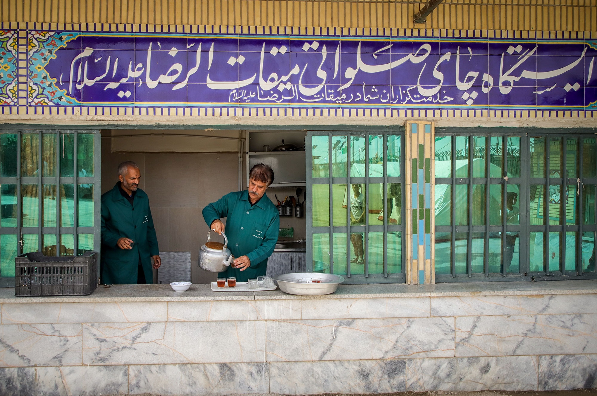 آغاز به کار موکب دربانان حرم مطهر رضوی در محور سرخس-مشهد