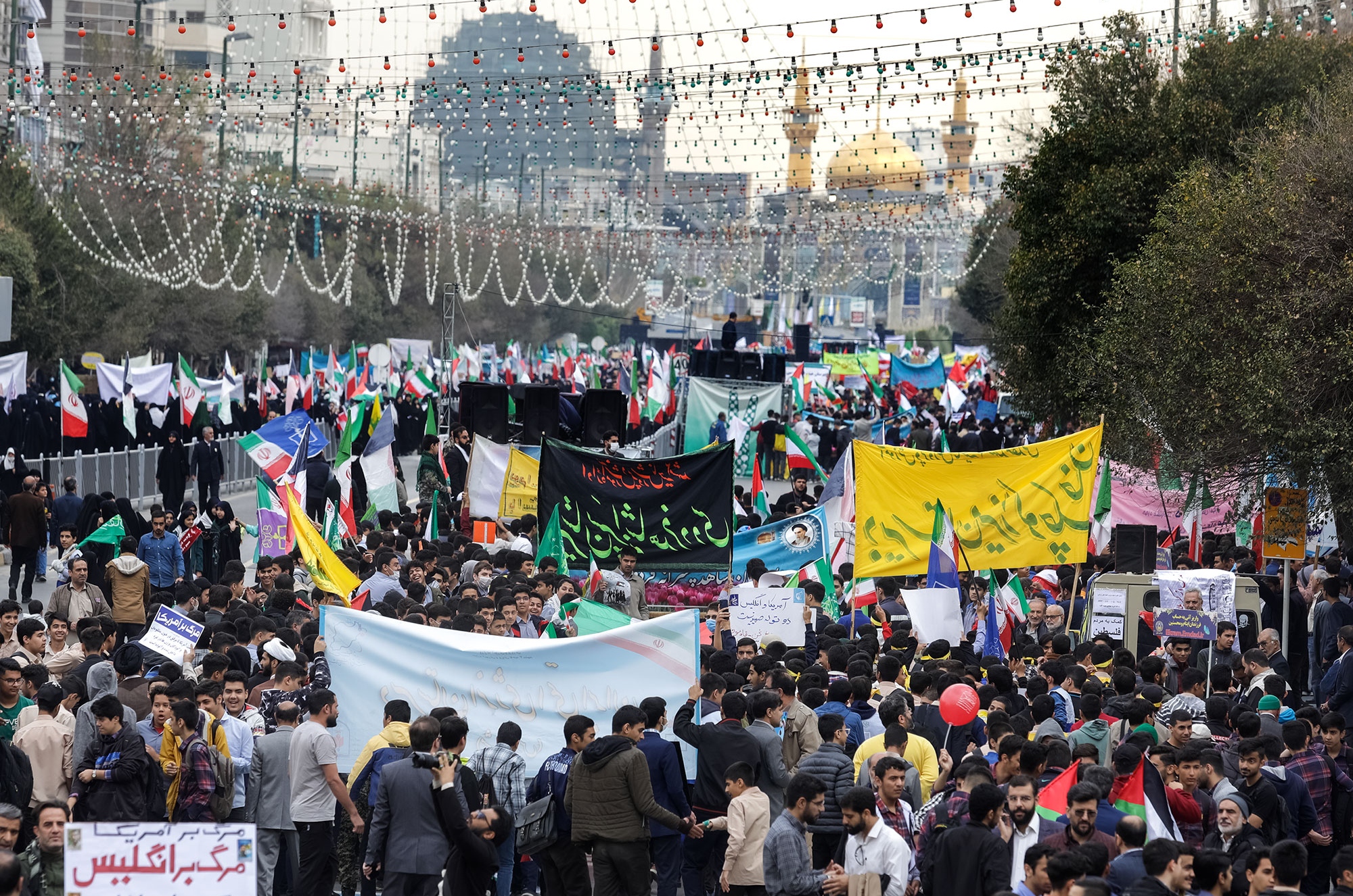 راهپیمایی بزرگداشت ۱۳ آبان در مشهد