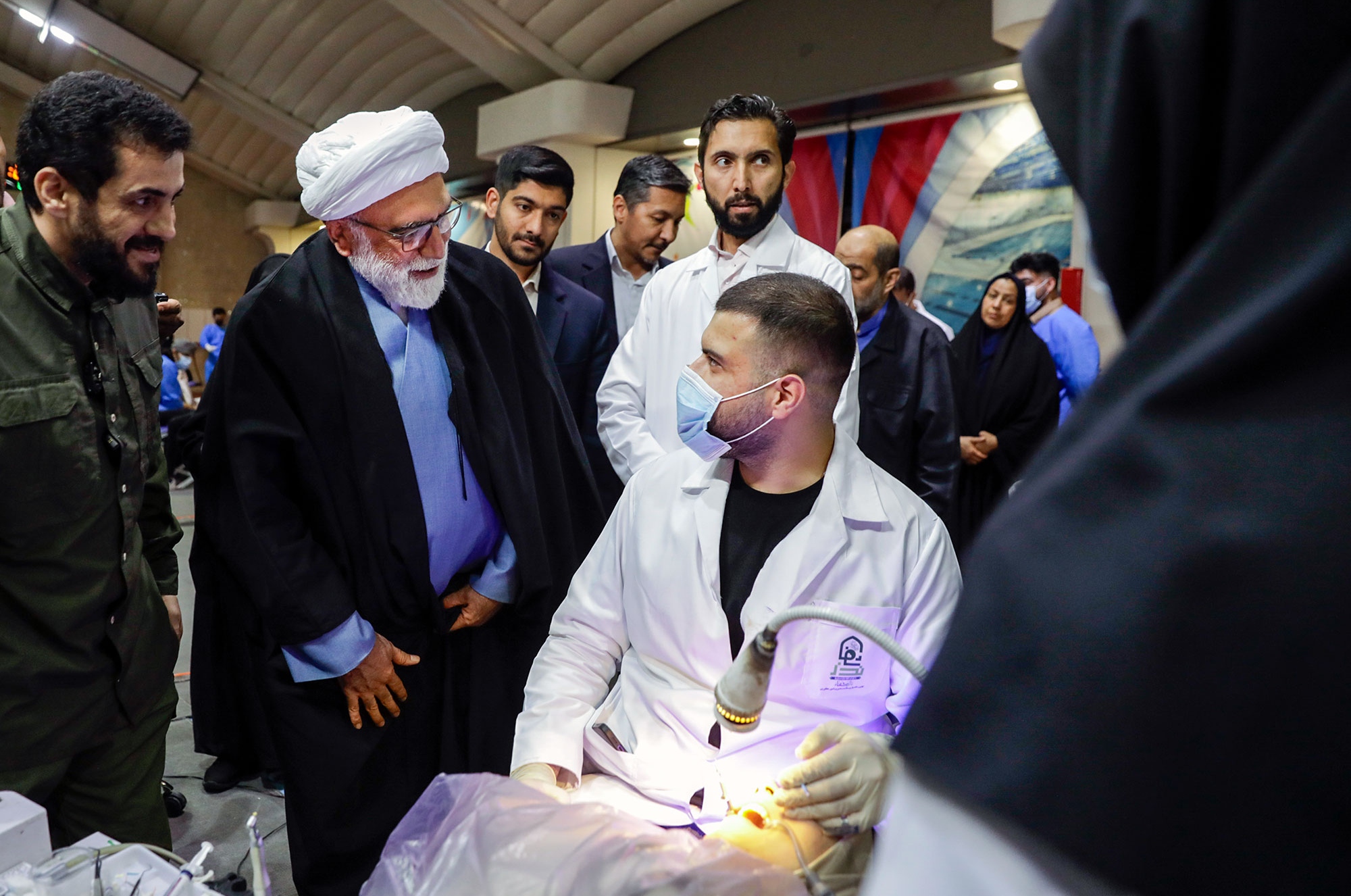 بازدید تولیت آستان قدس رضوی از اردوی جهادی نذر شفا