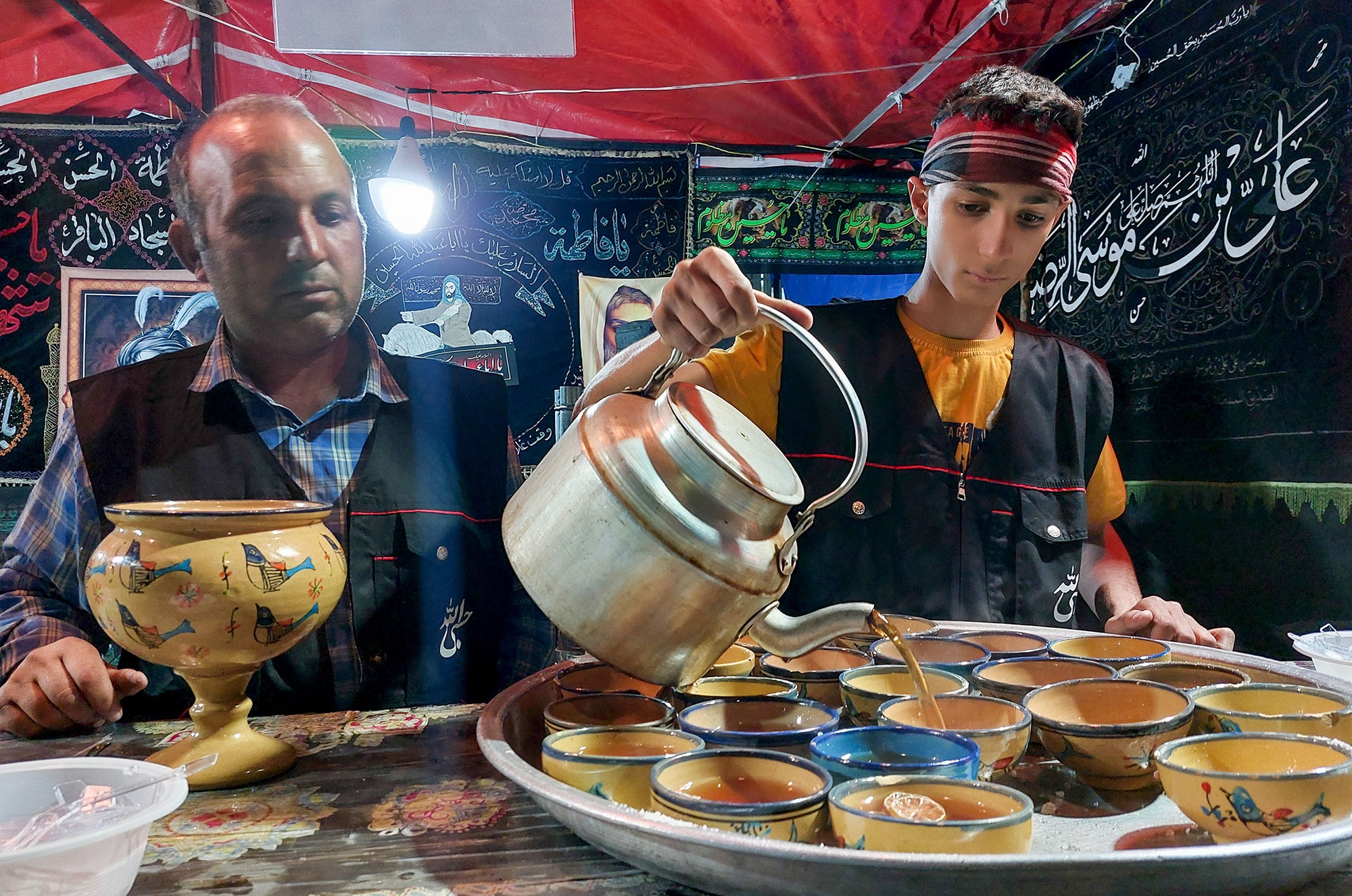 مواکب خدمت رسان به زائران بارگاه منور رضوی