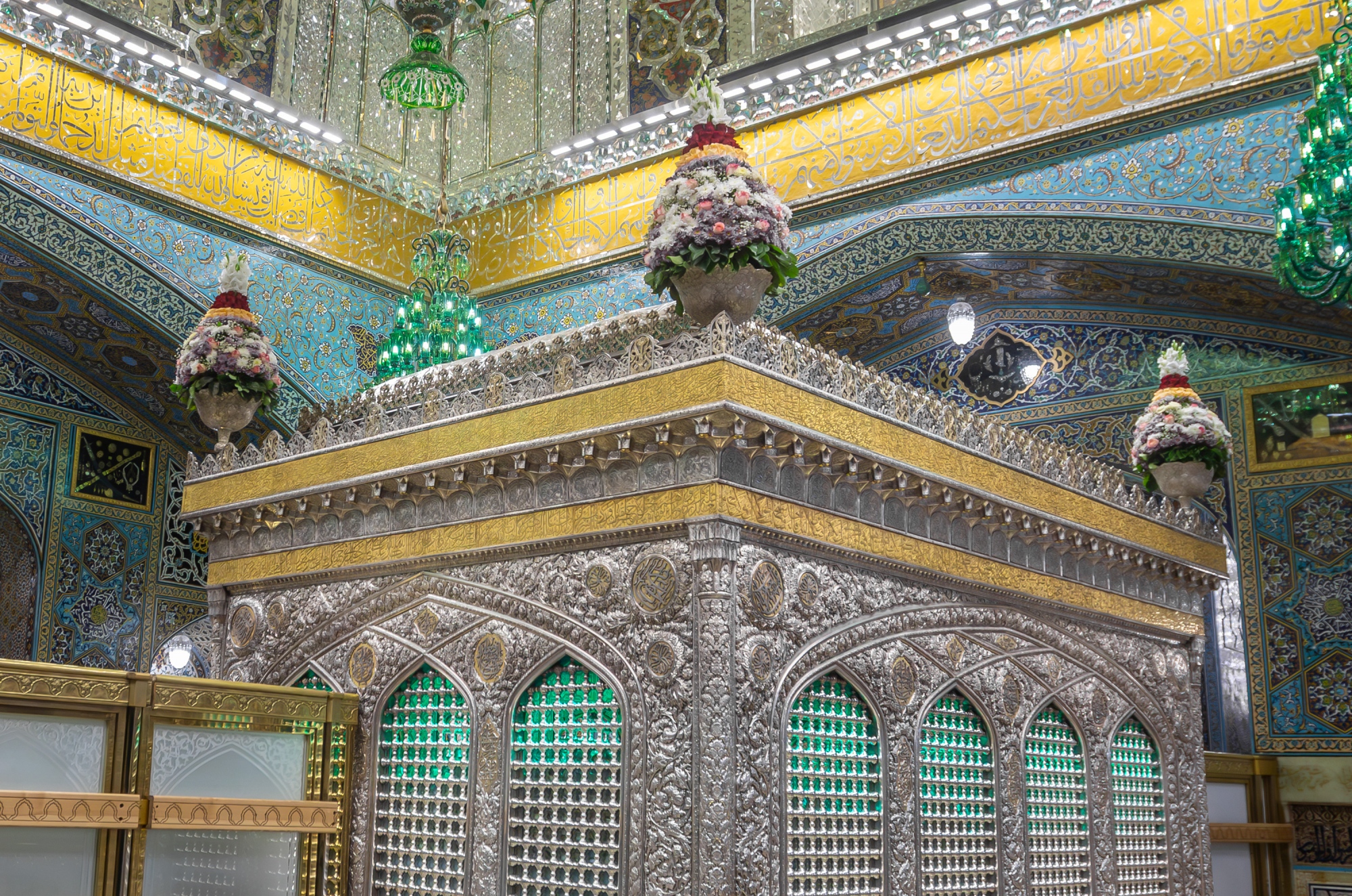 عکس با کیفیت : ضریح مطهر امام رضا علیه السلام