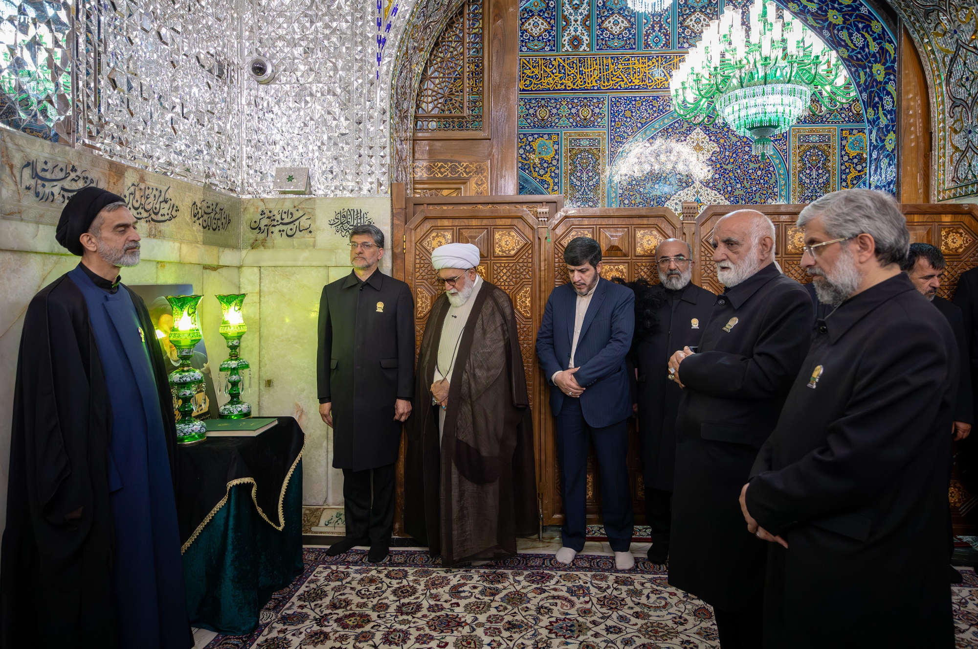 گرامیداشت اولین سالگرد شهادت آیت الله رئیسی در حرم مطهر رضوی