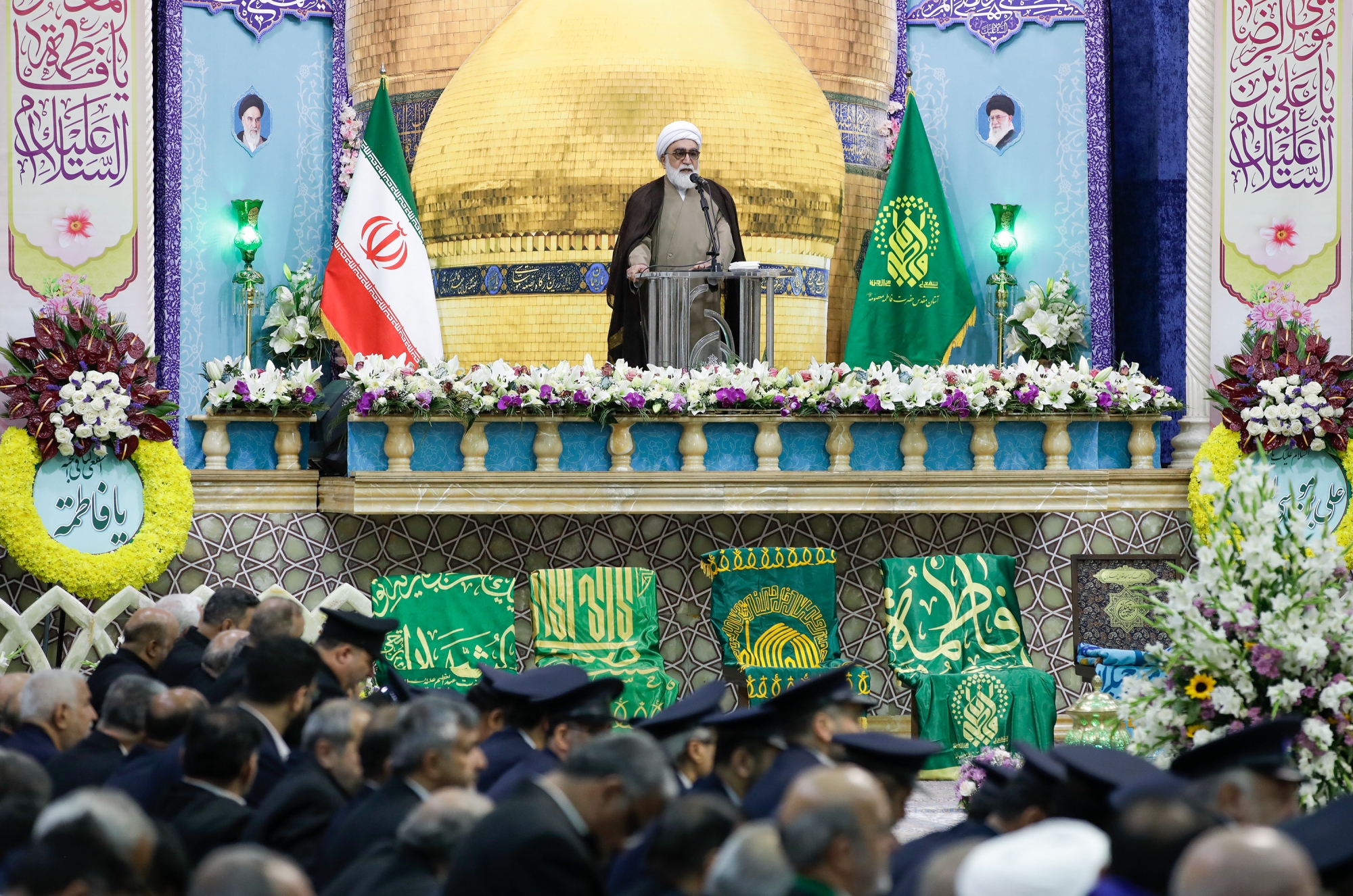 آیین خطبه‌خوانی خادمان عتبات مقدس ایران اسلامی