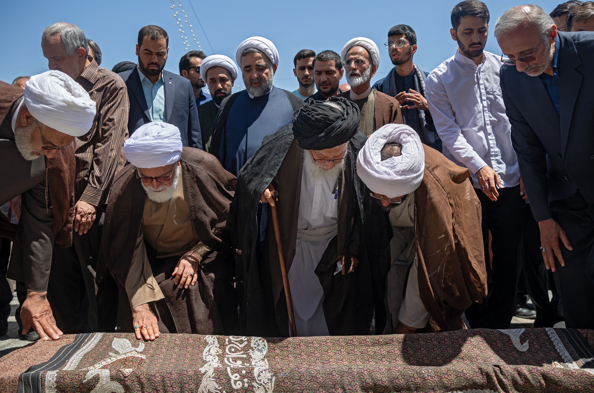مراسم تشییع پیکر محمد حسین حشمت‌پور