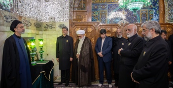 گرامیداشت اولین سالگرد شهادت آیت الله رئیسی در حرم مطهر رضوی