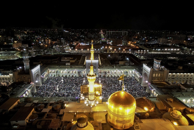 عکس با کیفیت : تصاویر هوایی از حرم امام رضا علیه السلام