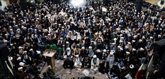 مراسم بزرگداشت شهدای سانحه هوایی رئیس جمهور و هیئت همراه در مشهد