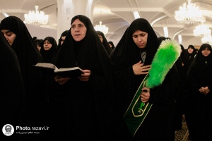 جشن خواهران خدمه حرم مطهر رضوی در دهه کرامت