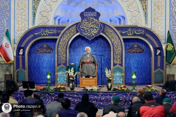 مراسم جشن ولادت امام باقر علیه‌السلام در حرم مطهر رضوی