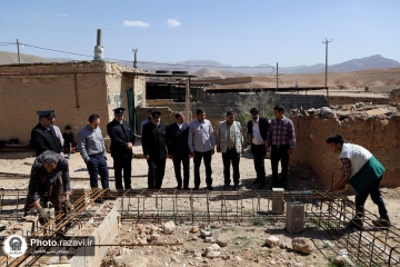 خدمت‌رسانی آستان قدس رضوی در روستای هندل آباد