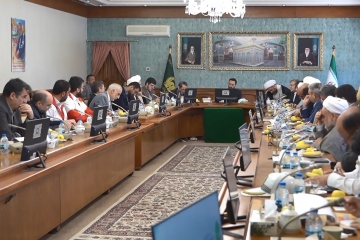 نشست مدیران اجرایی استان خراسان در خصوص دهه کرامت رضوی