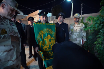 حضور خدام بارگاه امام رضا در جمع خانواده های مرزبانان شهرستان خواف