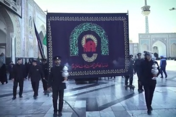 هیات عزاداری خادمان رضوی در روز هشتم ماه محرم