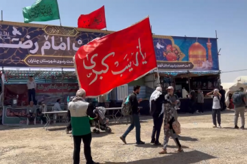 آغاز خدمت رسانی آستان قدس رضوی در مرز مهران