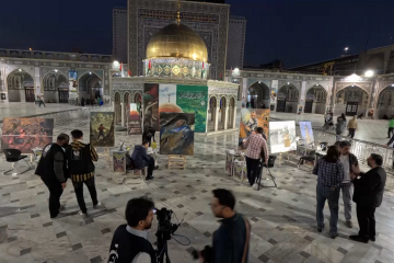 نخستین روز رویداد هنری «من‌القدس الی‌القدس»