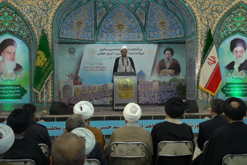 بزرگداشت هشتادوششمین سالروز آیت الله مدرس در کاشمر