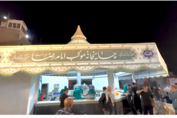  خدمات موکب امام رضا (ع) در سامرا در آستانه اربعین حسینی