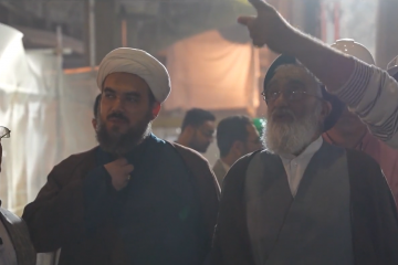 بازدید آیت الله سعیدی از رواق های زیر سطحی در حال ساخت حرم مطهر رضوی