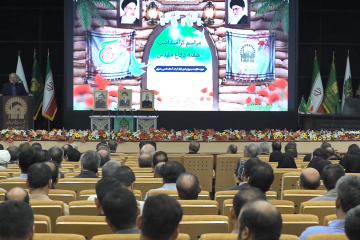 مراسم گرامیداشت دفاع مقدس توسط پایگاه مقاومت بسیج آستان قدس رضوی