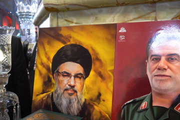 گرامیداشت سید شهدای مقاومت،سید حسن نصر الله در حرم مطهر رضوی
