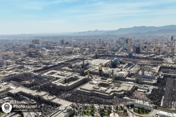 بزرگترین اجتماع نوروزی ایرانیان در حرم مطهر رضوی