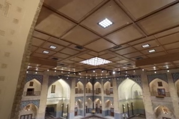 بهره برداری از پروژه مرمت مدرسه دو درب