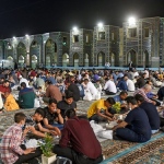 سفره‌های پذیرایی دهه کرامت در صحن امام حسن مجتبی(ع) گسترده می‌شود