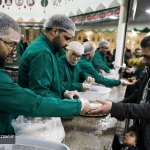 6 هزار ساندویچ در چایخانه صحن امام حسن مجتبی(ع) به توزیع شد