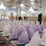 برپایی جشن تکلیف 500 نفر از دختران تازه مکلف جهان اسلام در حرم مطهر رضوی   